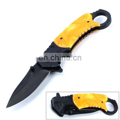 High Quality Survival Resin Handle Folding Rescue knife