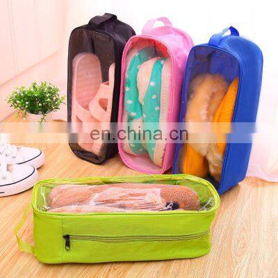 High Quality Cabinet Pink Black Closet Home Hanging Dustproof Foldable Shoes Organizer Bag