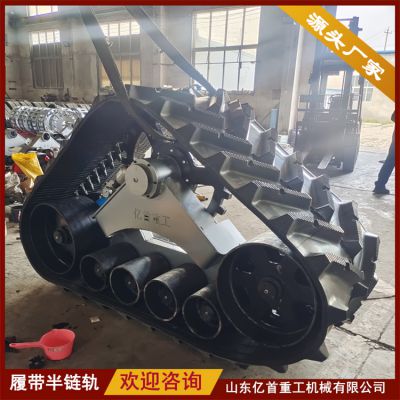 Retrofitting of anti sinking track chassis for high-power tractors  Retrofitting of anti sinking track chassis for high-power tractors