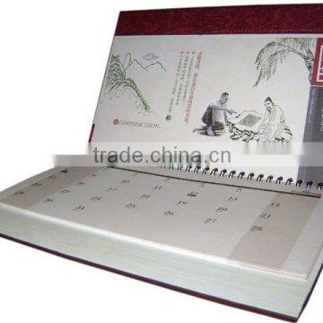 High quality with colorful calendar printing
