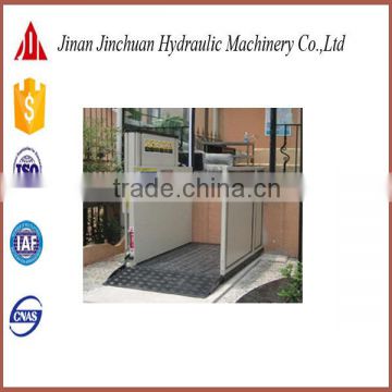 reliable and high-grade disabled wheelchair lift with no obstacle