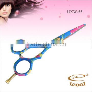 popular sale Colorful foliage spray hair scissors