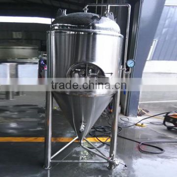 Dual-Jacketed Fermenter Tanks for Beer Brewery
