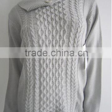 ladies' hot sell knitted sweaters