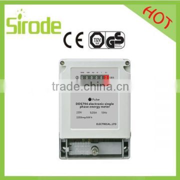 Russia Market Style1600imp/kW.h Single Phase Staic Energy Meter