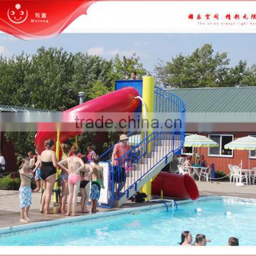 aqua park water slides for summer kids play