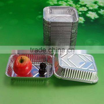 6417 rectangle aluminium foil box food container bulk production