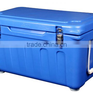 Rotomolded plastic cooler box for car and outdoor cooler insulated