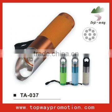 Supply all kinds cheap hot promotion 9 LED torch