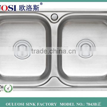 Chinese Modern Double Bowl Stainless steel kitchen sink                        
                                                                                Supplier's Choice