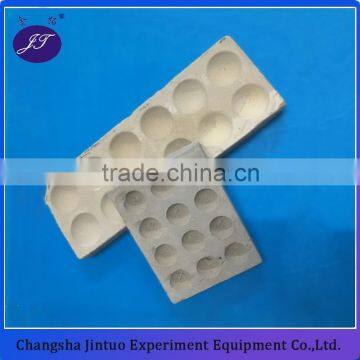 12 hole Fire Assay tabular cuples ssaying bullion blocks,fire boards