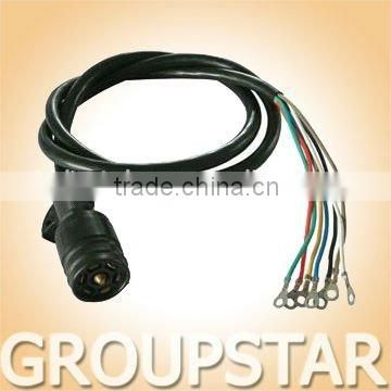 waterproof and high quality Trailer Light Cable with connector