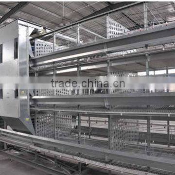 Stainless steel automatic H type chicken cage