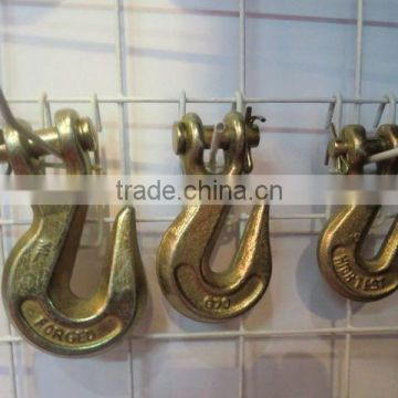 Different G70 clevis type chain hook series