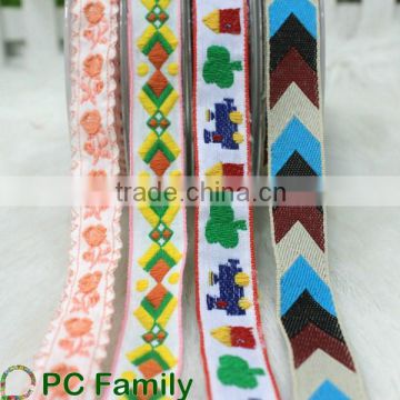 1.8cm custom weave webbing jacquard ribbon