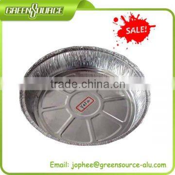 Round aluminum foil container/box/pan/plate/tray