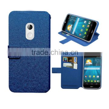 for Acer Liquid Z200 blue leather case silk slim case high quality factory price