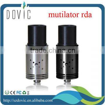 high quality mutilator rda clone atomizer in black/silver