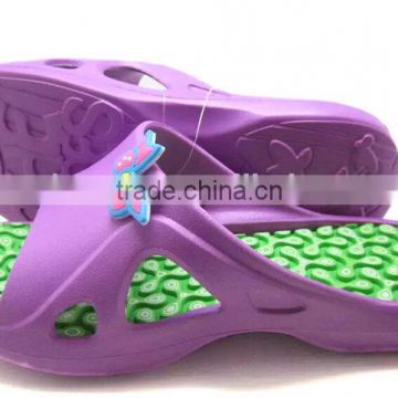 2015 ladies sandal shoes wholesale EVA spa slippers