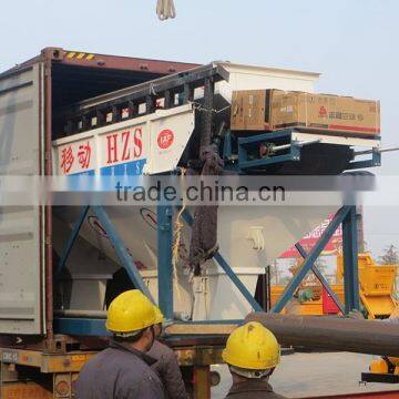 Small Portable 35m3/h Mini Wet Ready-Mixed Concrete Mixing Plant