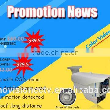 big selling, hot sale ip/ahd bullet cctv camera, color video day and night