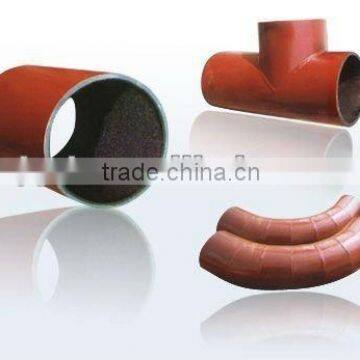 supply Q235 series mining chrome alloyed abrasion tube/pipe/OD80- 30000 mm/Runkun200