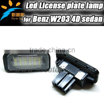Led License Plate Lamp For Benz W203 4D Sedan Auto Accessory License Plate Lamp For Benz W203 4D Sedan