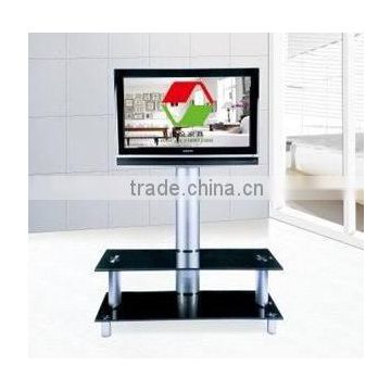 new design lcd led tv stand tv rack metal glass bracket steel lcd tv stand