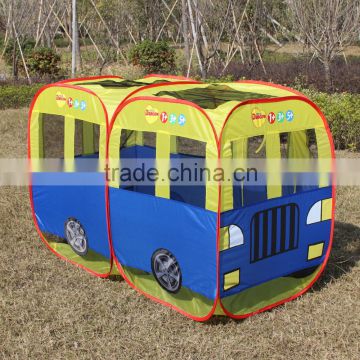 Blue Bus toys tent Kids play bus tent