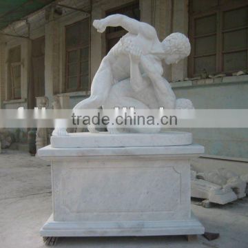 famous white marble cherub and angle statues