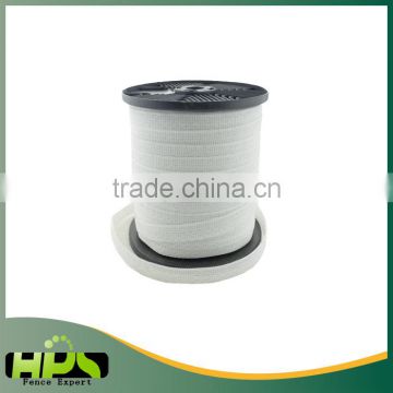 Electric horse fence polytape for farm animal management
