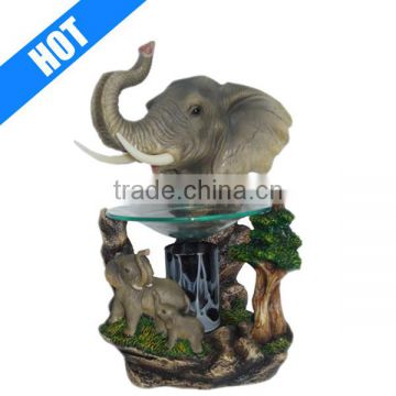 personalized hand painted resin elephant candle warmers