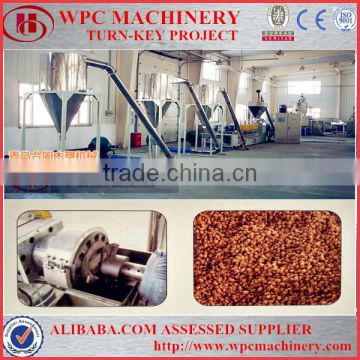 Co-ratating Parallel Twin-screw PP PE Plastic Recycling Granulating Pelletizer Machine Production Line