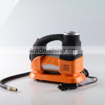 H90083 Metal Air Compressor with LED light 150W tyre inflator gift