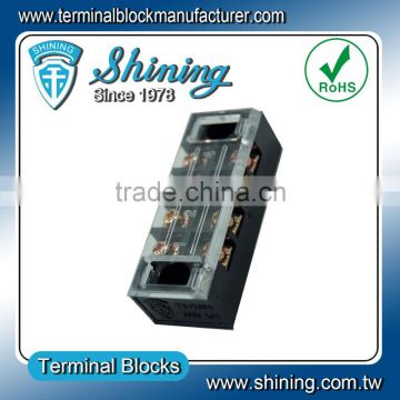 TB-2504L Electric M4 Screw 600V 25A 4 Pole Phone Terminal Block
