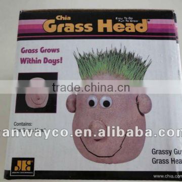 Chia Grass Guy Head