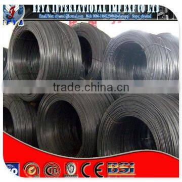 low carbon hot rolled steel wire rod in coils