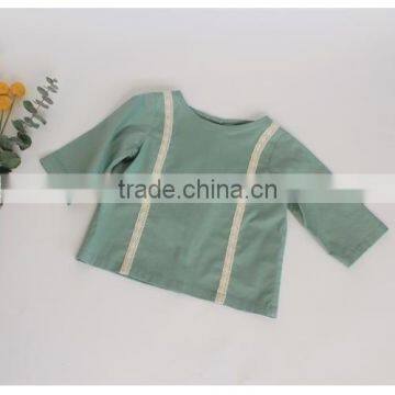 Multiple Choice Color Clothes Two Embroidery Decoration Shirts Water Aquamarine Shirt Cotton