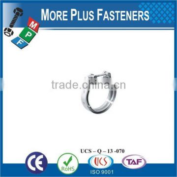 Made in Taiwan Stainless Steel german type hose clamp small hose clamps V band