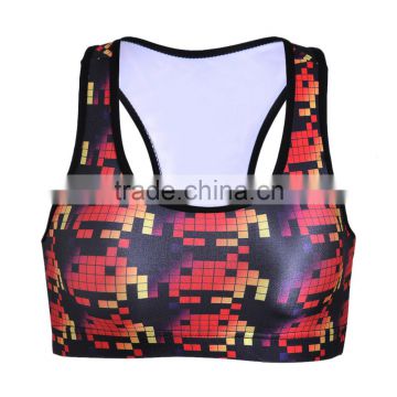2015 Women Sport Bra Digital Print Bra Plus Size S131-79