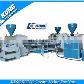 2014 Hot selling 3 color PVC sole making machine