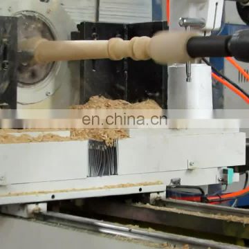 Cheap double spindle cnc wood lathe with milling function  H-D150D-DM