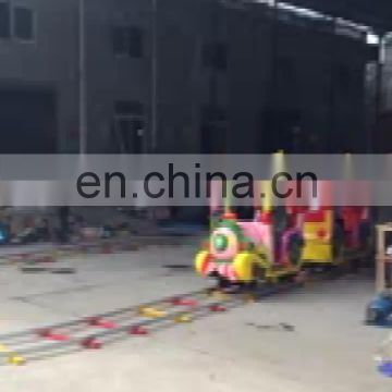 High quality track train small amusement park trains for sale