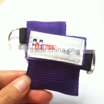 LWC-05 High Quality Cpr First Aid Mask in Purple Color
