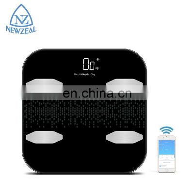 Custom Made 180kg Household Digital Fat Body Composition Tester WIFI Bathroom Scale