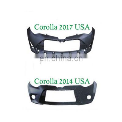 New Coming Front Bumper for Corolla 2014 2017 USA