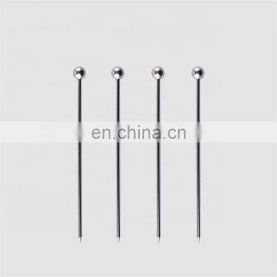 Factory Direct stainless steel cocktail stick fruit