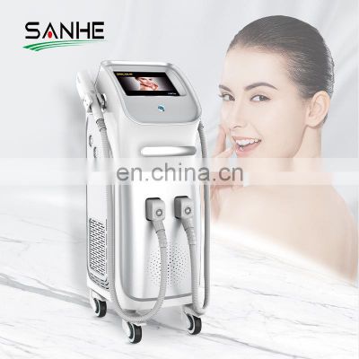 The latest DPL hair removal beauty machine handle large facula sapphire hair removal handle