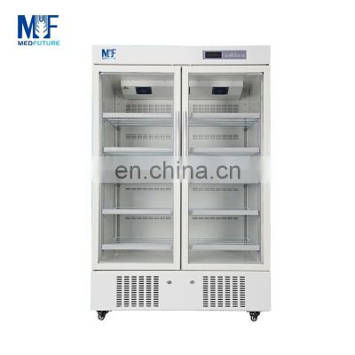MedFuture lab refrigerator equipments two door 650 liter 2 to 8 degree laboratory refrigerator