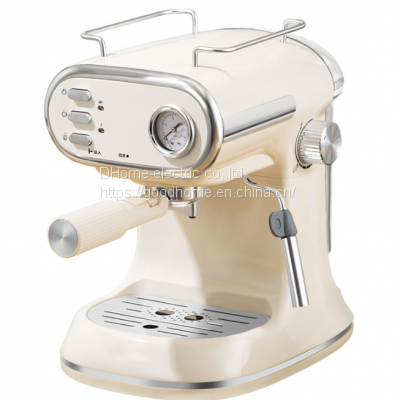 Semi-automatic steam milk foam integrated fancy espresso machine